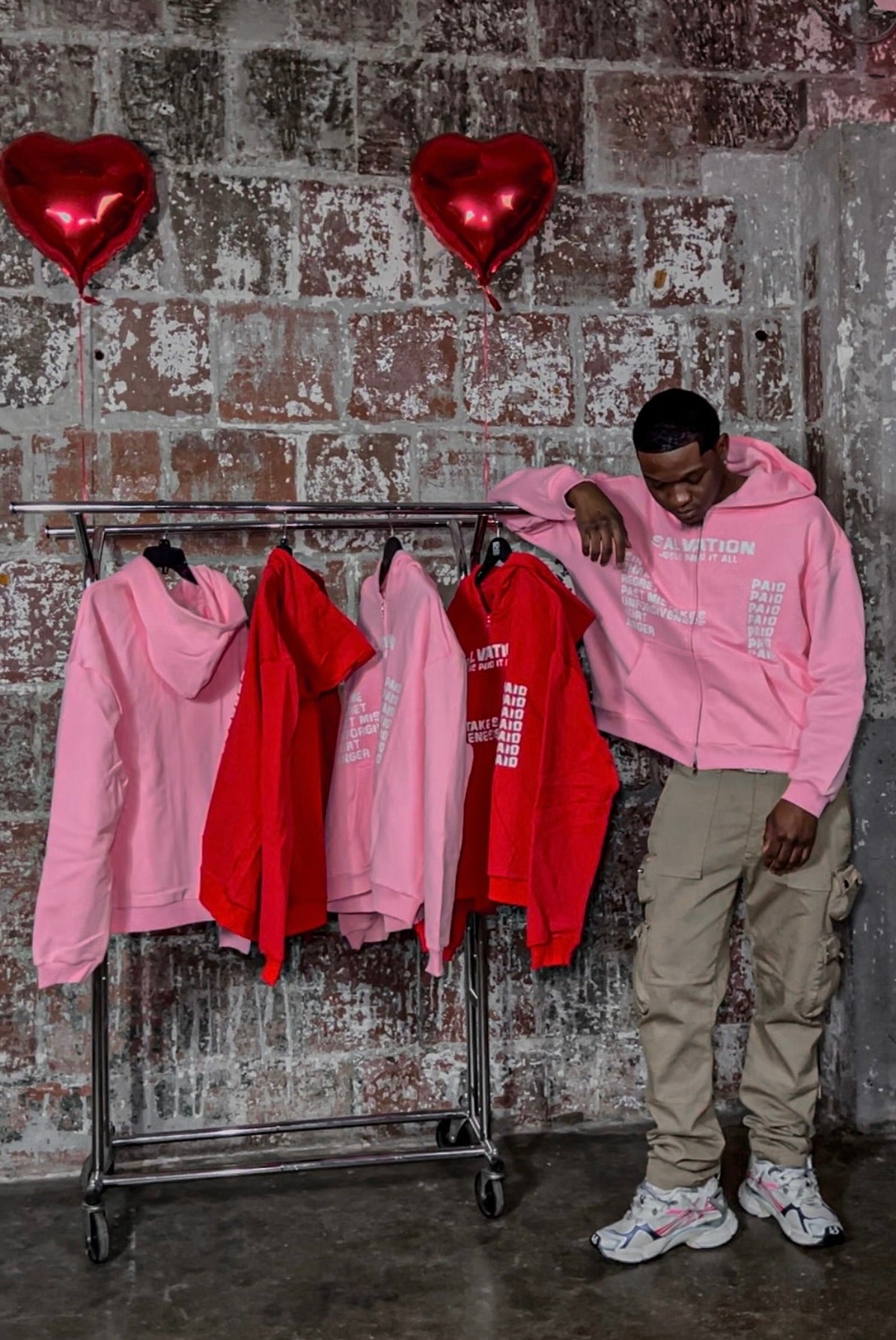 Pink Salvation Zip Up